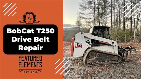 bobcat skid steer drive belt